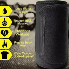 Hot Shaper Slimming Belt – Sweat & Fat Burner, Free Size for Men & Women