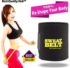 Hot Shaper Slimming Belt – Sweat & Fat Burner, Free Size for Men & Women