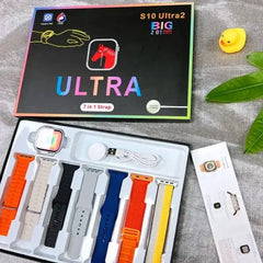S10 Ultra 2 Smartwatch – Water Resistant, Magnetic Charging, Kids & Adults