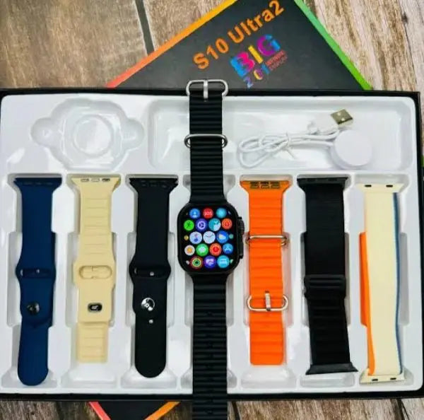 S10 Ultra 2 Smartwatch – Water Resistant, Magnetic Charging, Kids & Adults